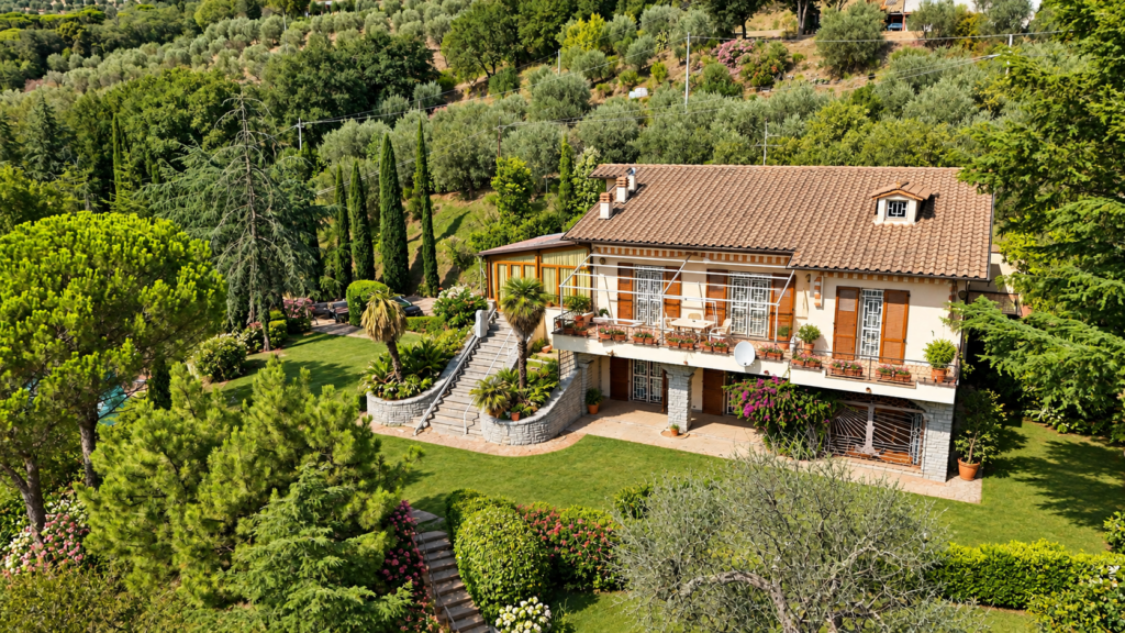 Villa sul Lago Trasimeno con 11.000 mq di parco